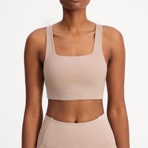 Girlfriend Collective Tommy Bra in Quartz (XS)